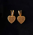 Bold Art Heart Earrings